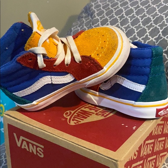 toddler multicolor vans
